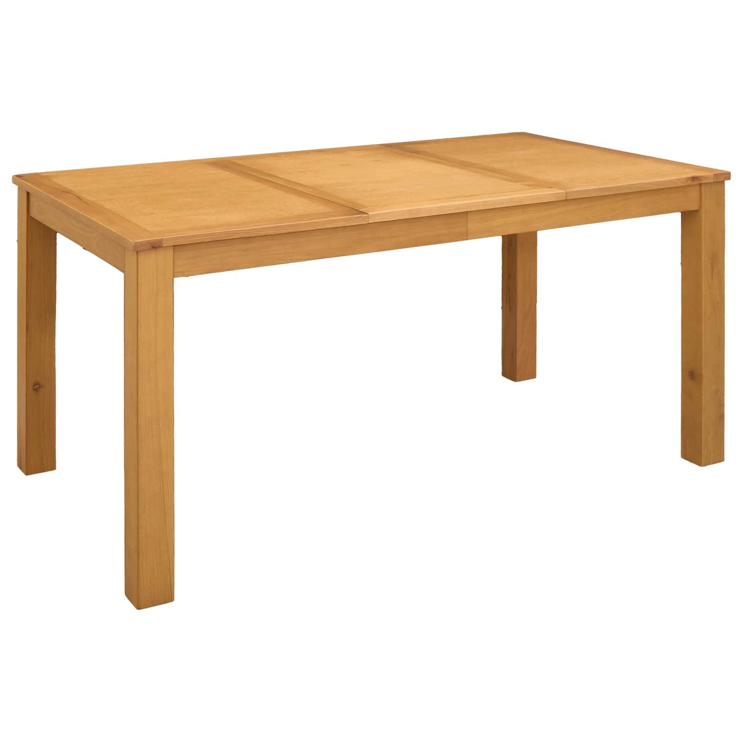 Spisestuesett 5 stk. Beige Massivt Eiketre