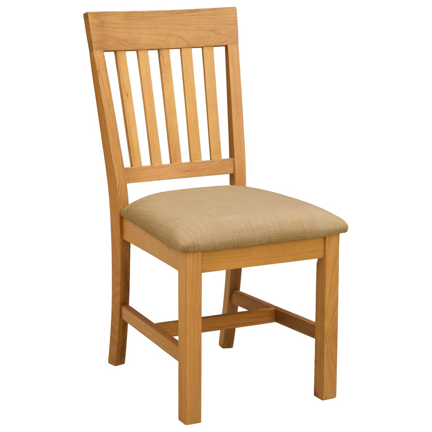 Spisestuesett 9 stk. Beige Massivt Eiketre
