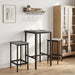 Barstol 2 pcs Grå Sonoma 40 x 32 x 64 cm Konstruert tre