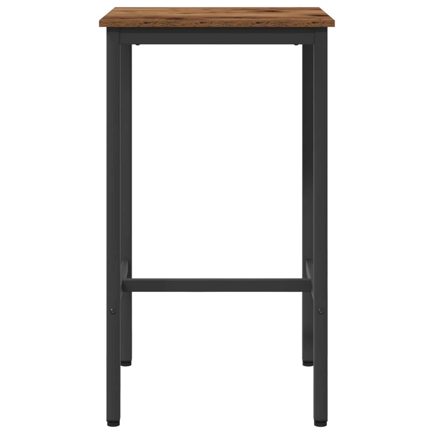 Barbord 52 x 52 x 110 cm Konstruert tre Gammelt tre Rektangulær