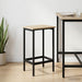 Barstol Sonoma eik 40 x 32 x 74 cm Konstruert tre
