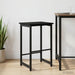 Barstol Svart eik 40 x 32 x 64 cm Konstruert tre
