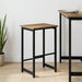 Barstol Artisan eik 40 x 32 x 64 cm Konstruert tre