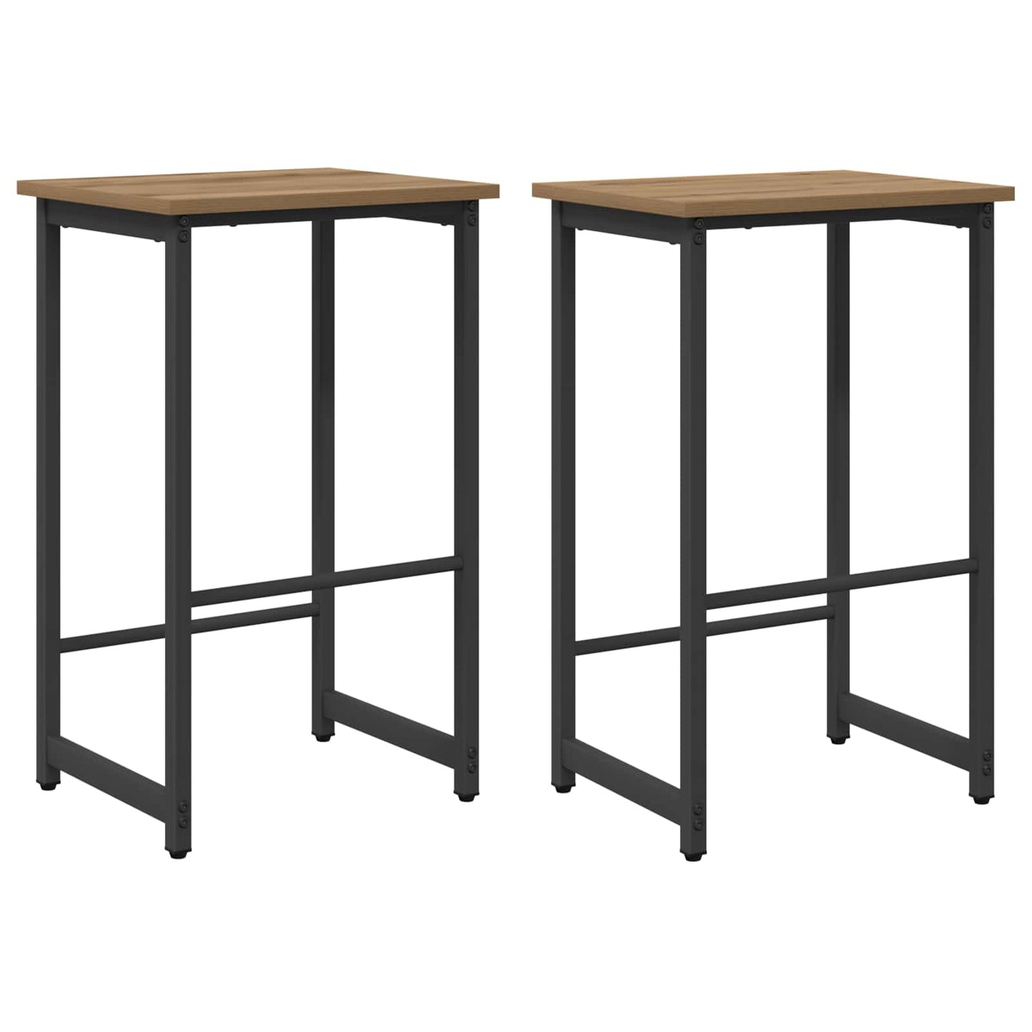 Barstol 2 stk. Artisan eik 40 x 32 x 64 cm Konstruert tre