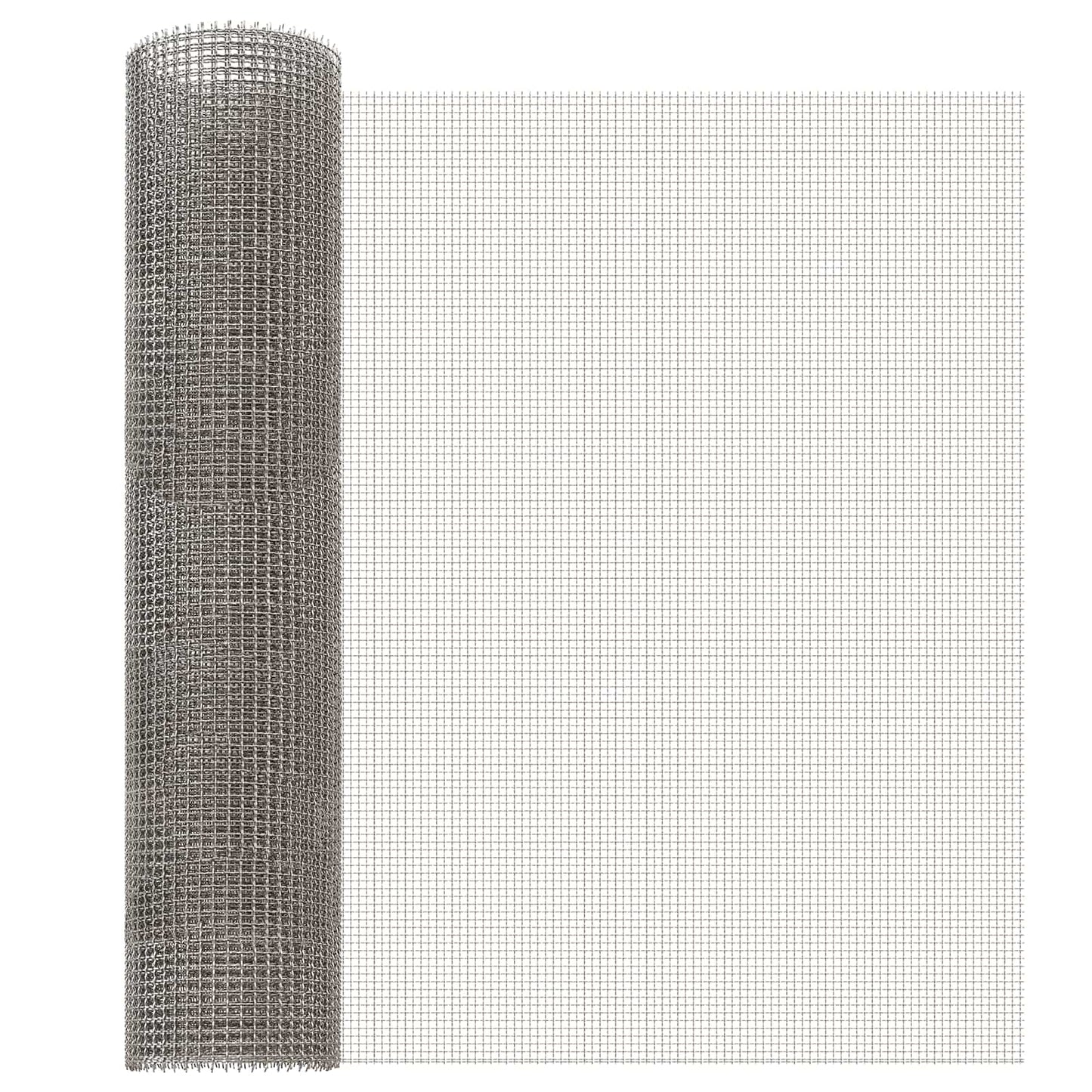 Maskeskjerm 60 x 200 cm 3 Mesh Rustfritt stål 201 Sølv