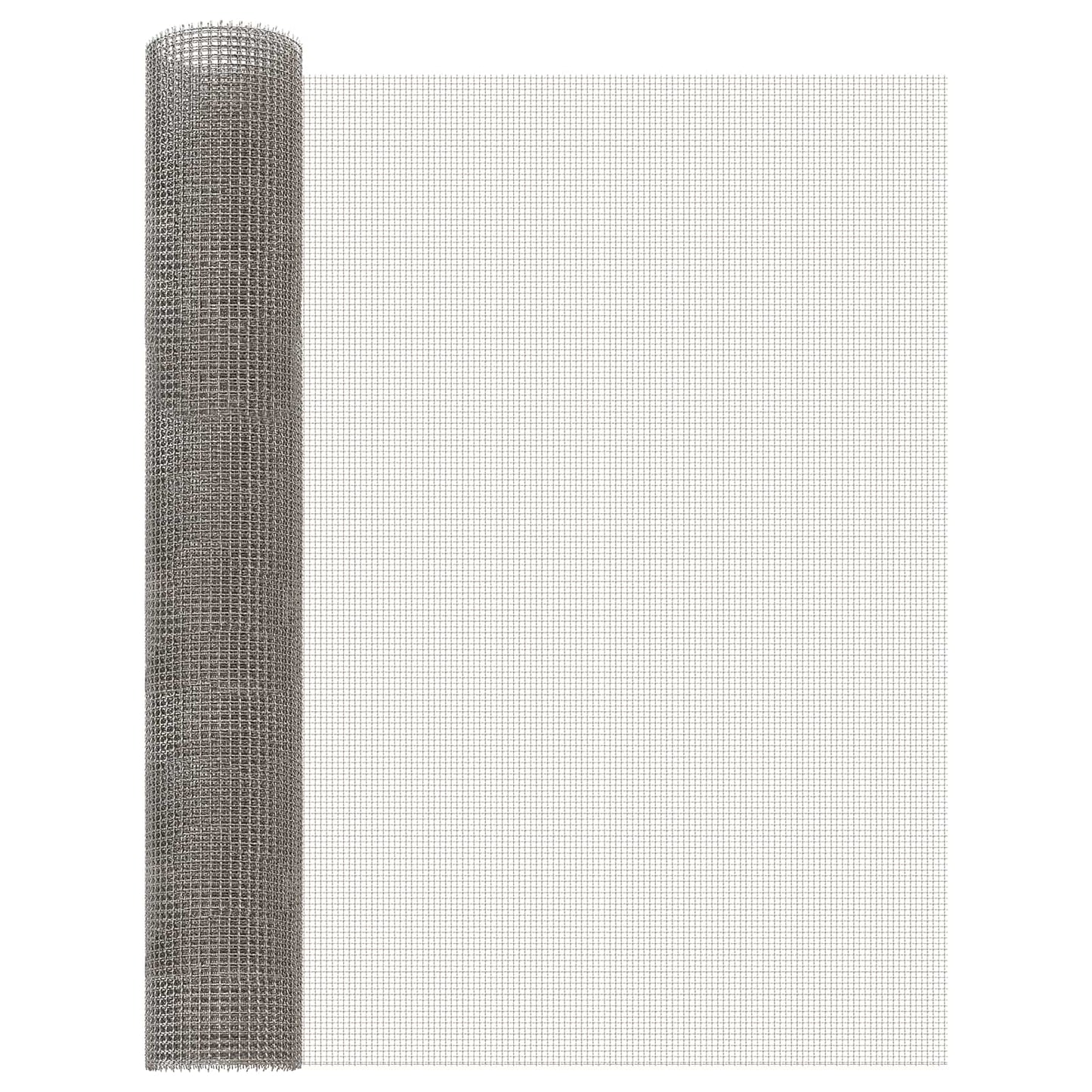 Maskeskjerm 80 x 200 cm 3 Mesh Rustfritt stål 201 Sølv
