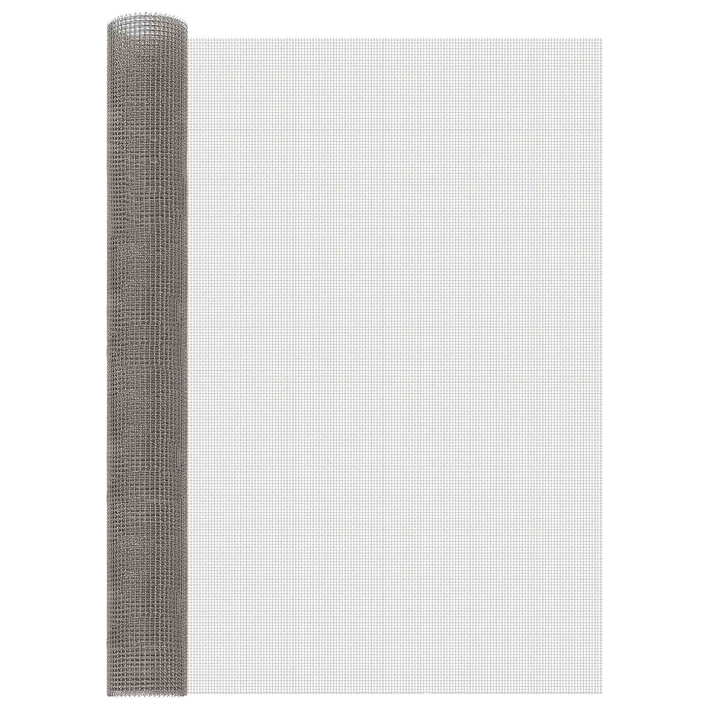 Maskeskjerm 100 x 200 cm 3 Mesh Rustfritt stål 201 Sølv