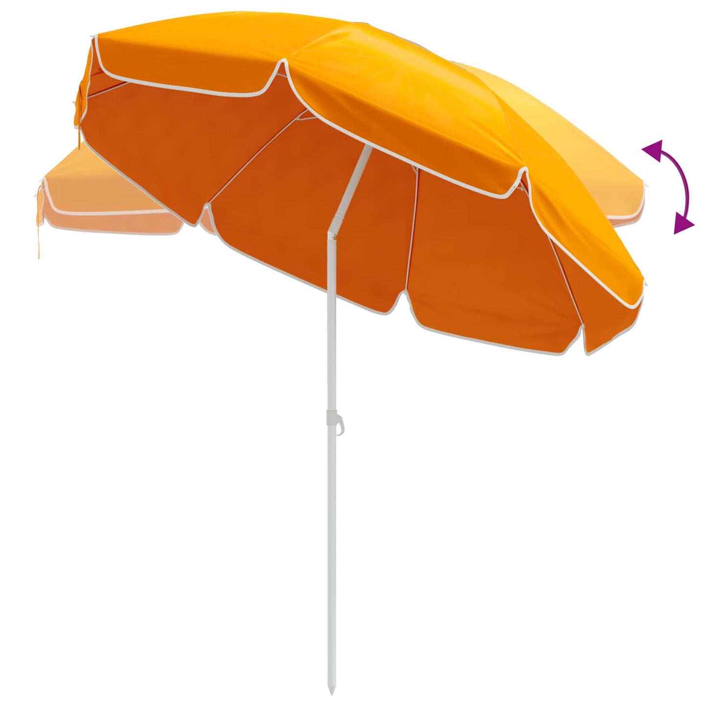 Hageparasol 160 cm 170T polyester Oransje