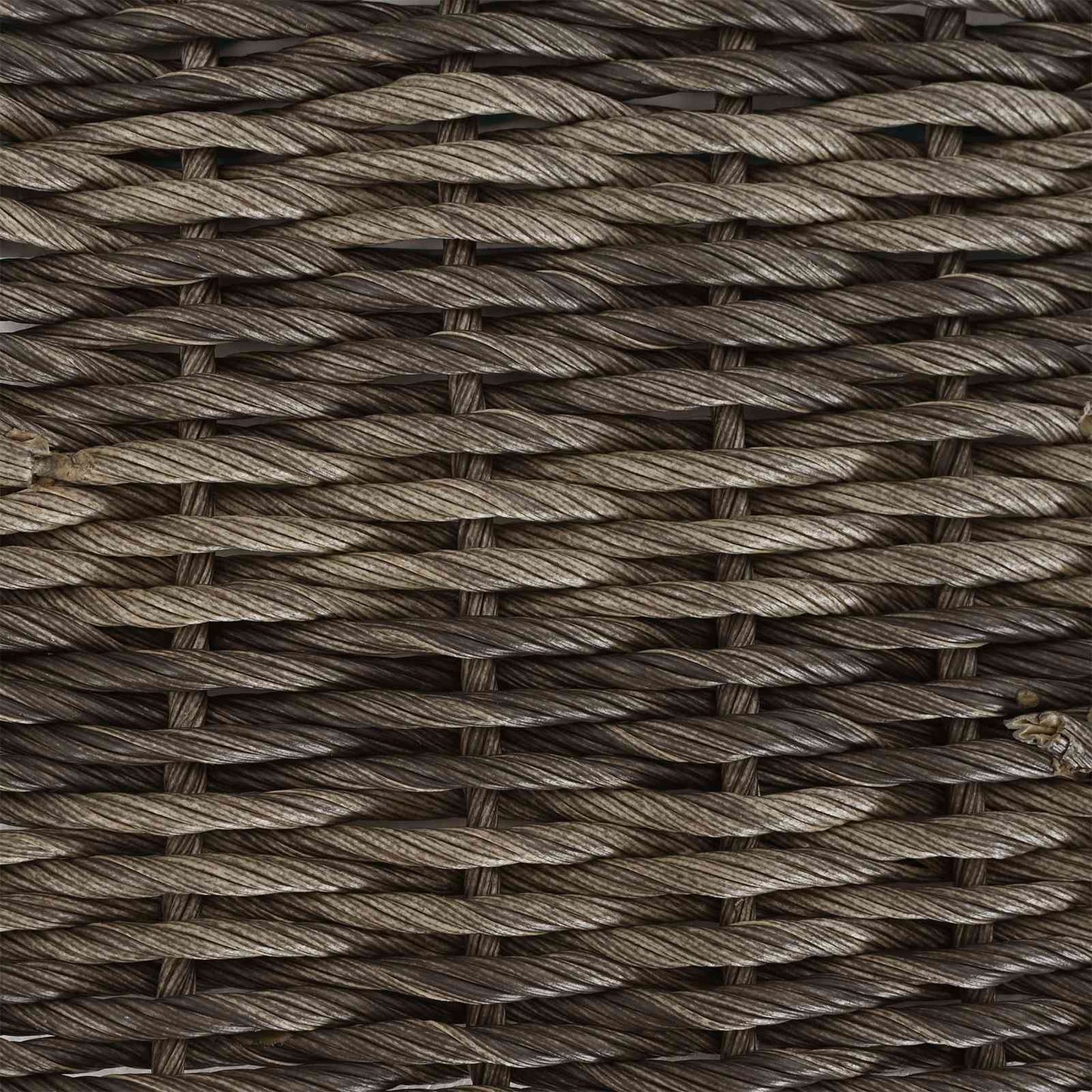 Hagebord Grå 100 x 55 x 37 cm PE Rattan og Glass