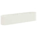 Hevet Hagebed Hvit 200 x 40 x 40 cm