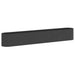 Hevet Hagebed Svart 280 x 40 x 40 cm