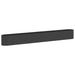 Hevet Hagebed Svart 360 x 40 x 40 cm