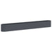 Hevet Hagebed Antrasitt 360 x 40 x 40 cm