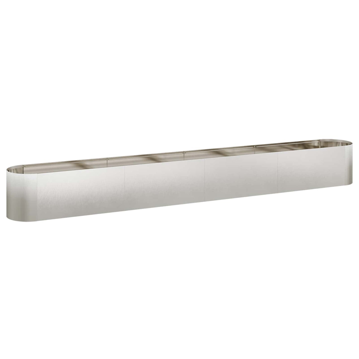 Hevet Hagebed Rustfritt stål 360 x 40 x 40 cm