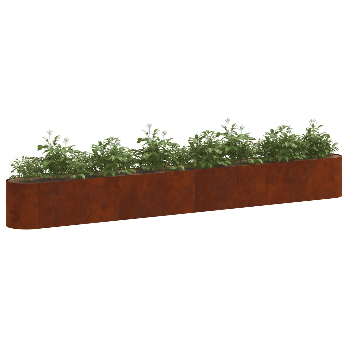 Hevet Hagebed Cortenstål 360 x 40 x 40 cm