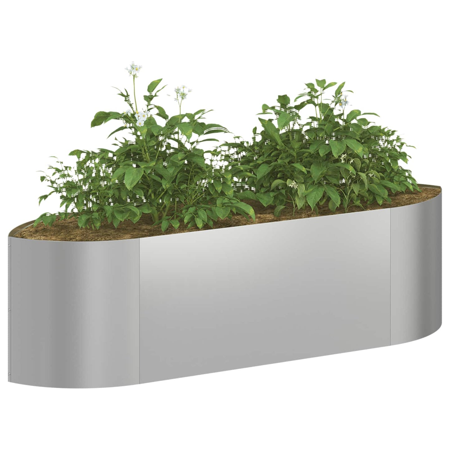 Hevet Hagebed Galvanisert stål 140 x 40 x 40 cm Stål