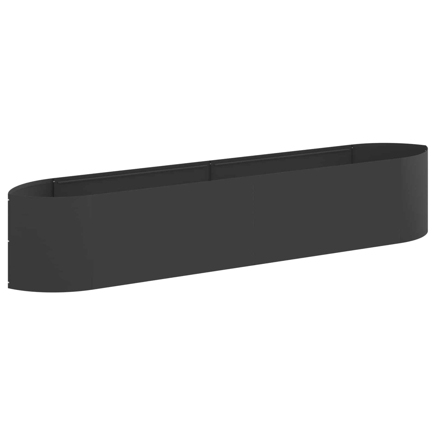 Hevet Hagebed Svart 220 x 40 x 40 cm Stål