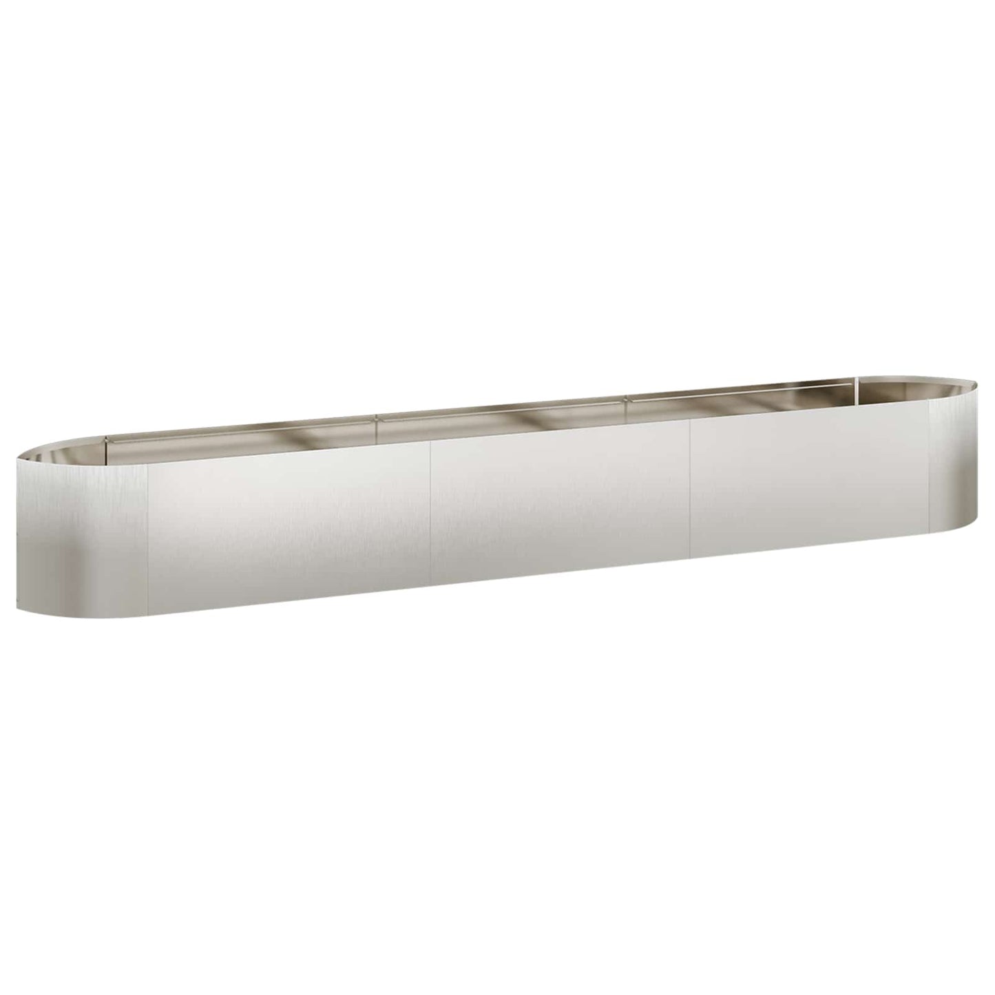 Hevet Hagebed Rustfritt stål 300 x 40 x 40 cm Stål