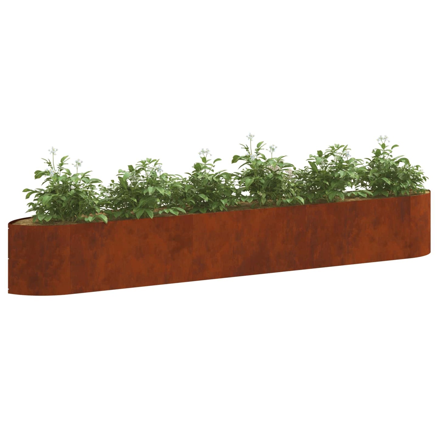 Hevet Hagebed Cortenstål 300 x 40 x 40 cm Stål