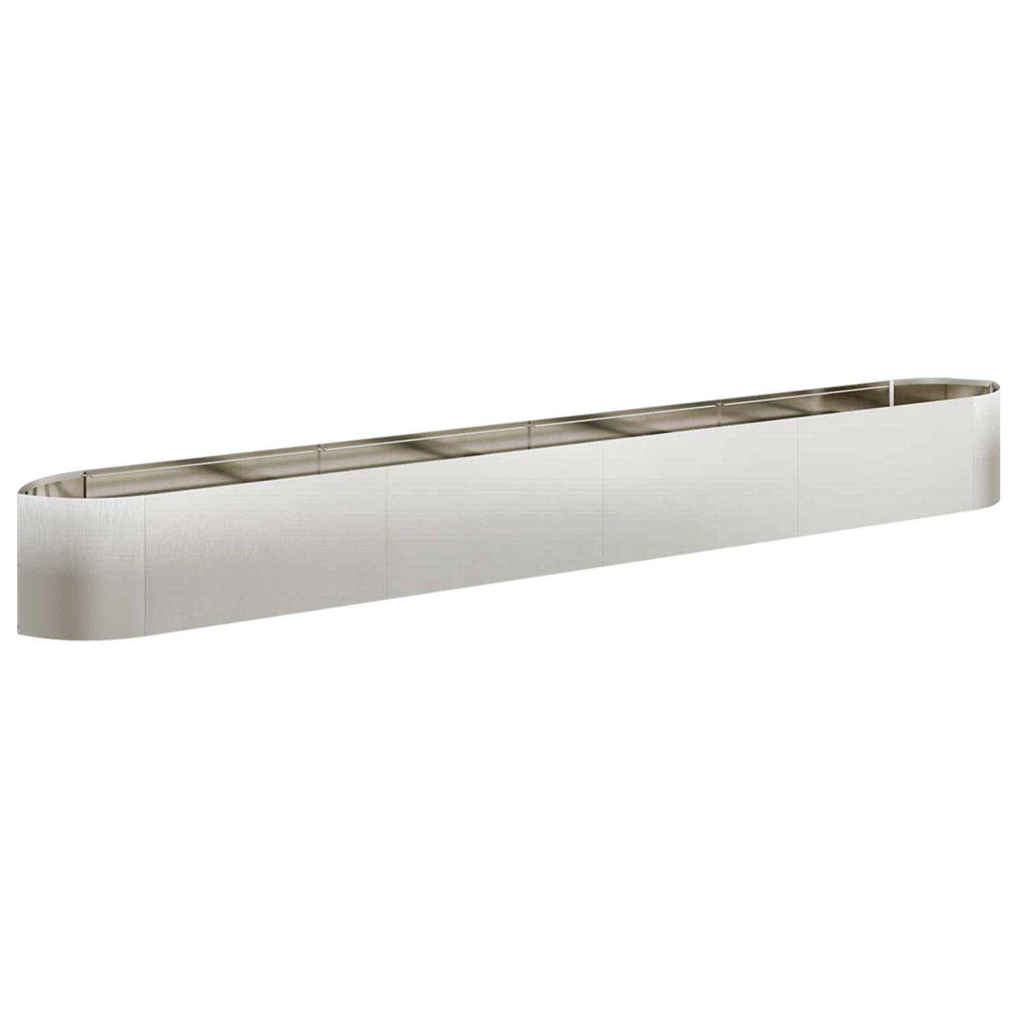 Hevet Hagebed Rustfritt stål 380 x 40 x 40 cm Stål