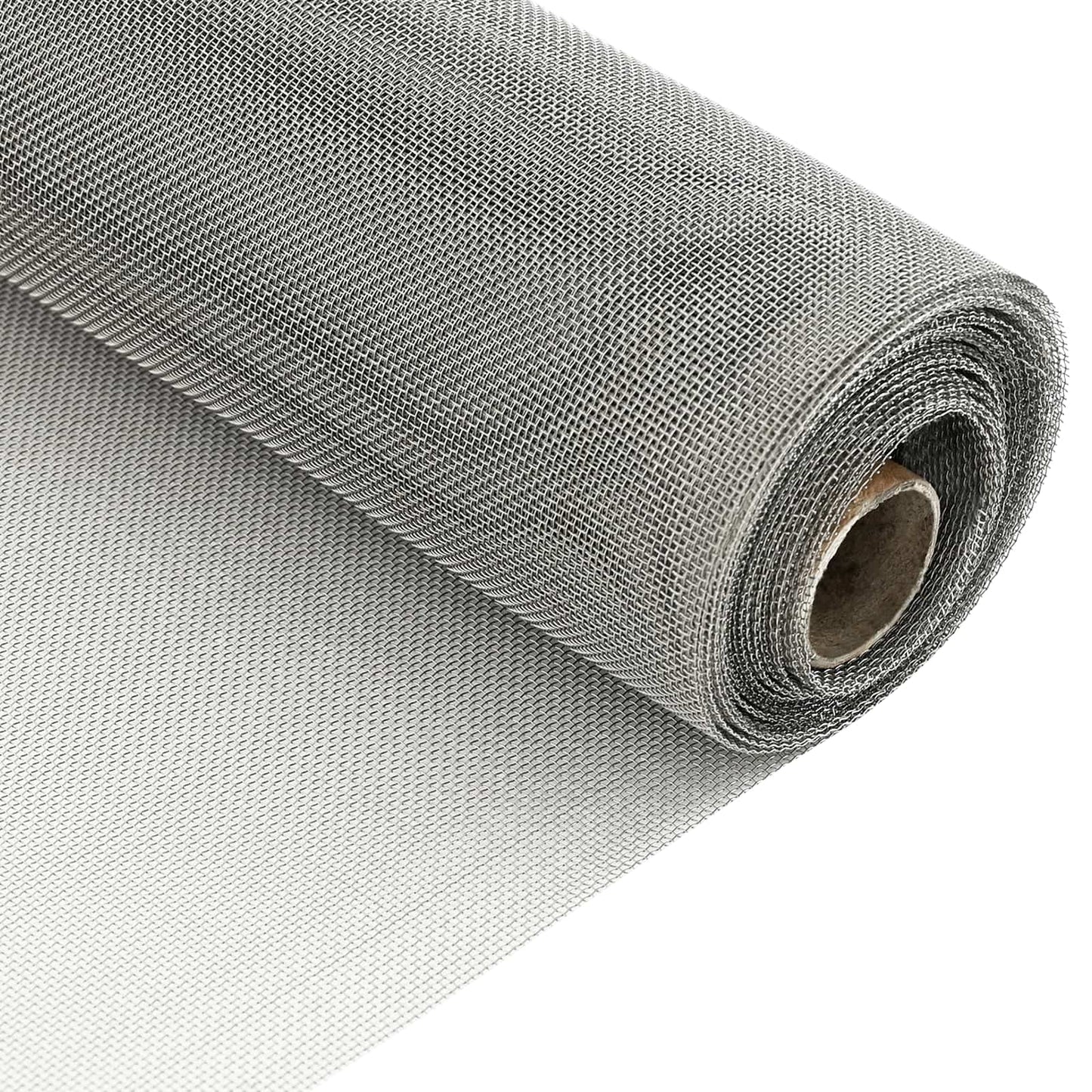 Maskeskjerm 120 x 500 cm 20 Mesh Rustfritt stål 201 Sølv