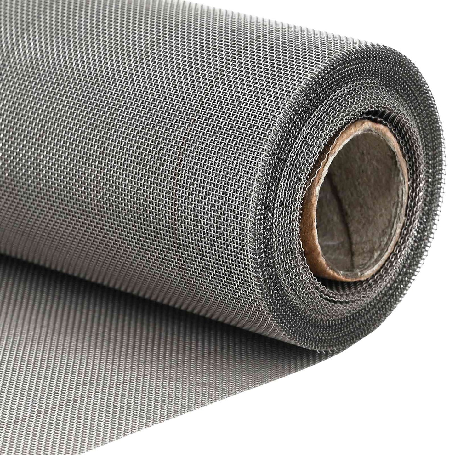 Maskeskjerm 20 x 1000 cm 30 Mesh Rustfritt stål 201 Sølv