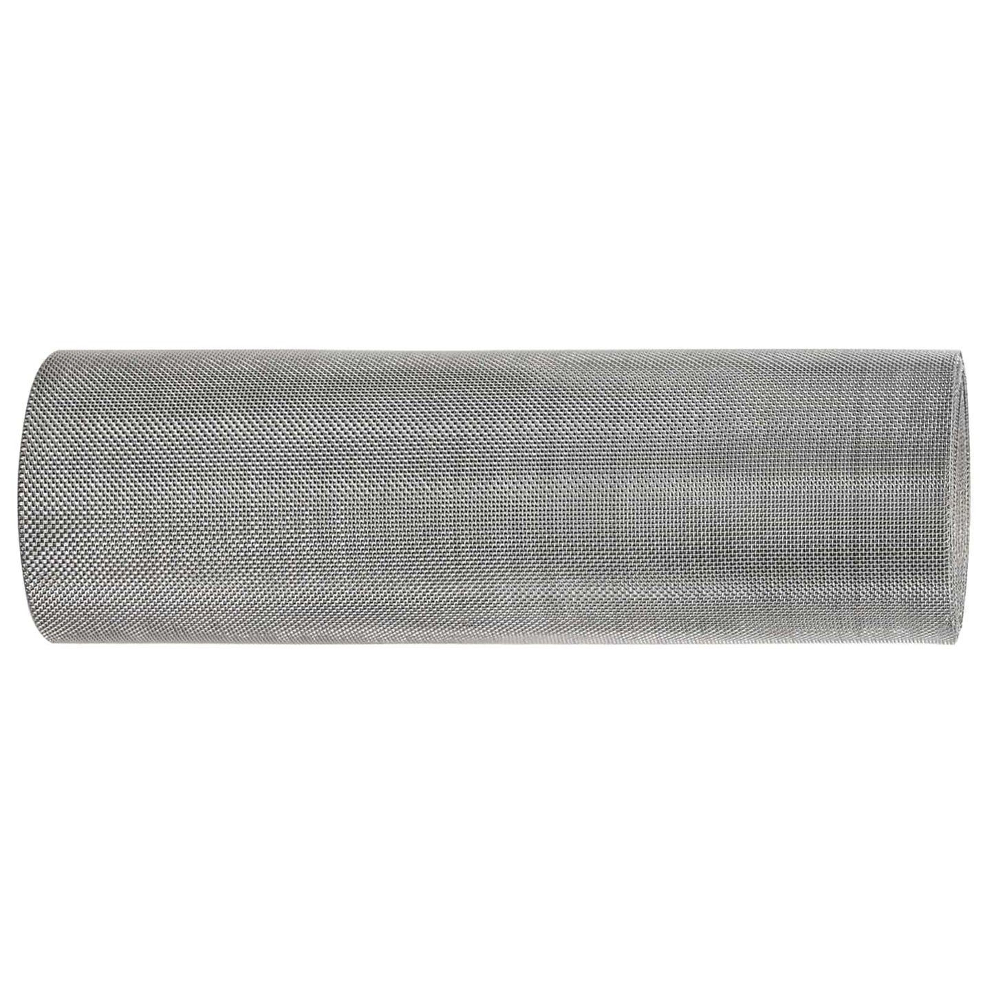 Maskeskjerm 20 x 1000 cm 30 Mesh Rustfritt stål 201 Sølv
