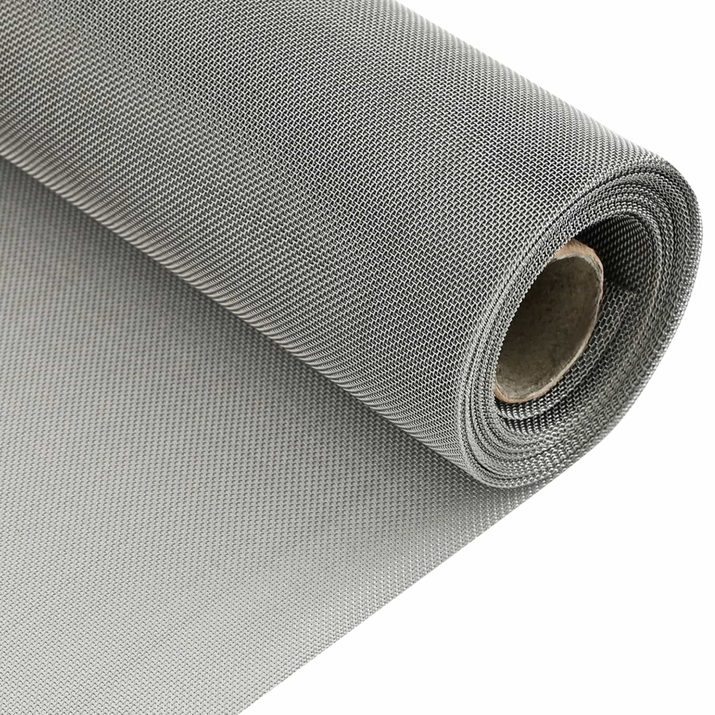 Maskeskjerm 60 x 2000 cm 30 Mesh Rustfritt stål 201 Sølv