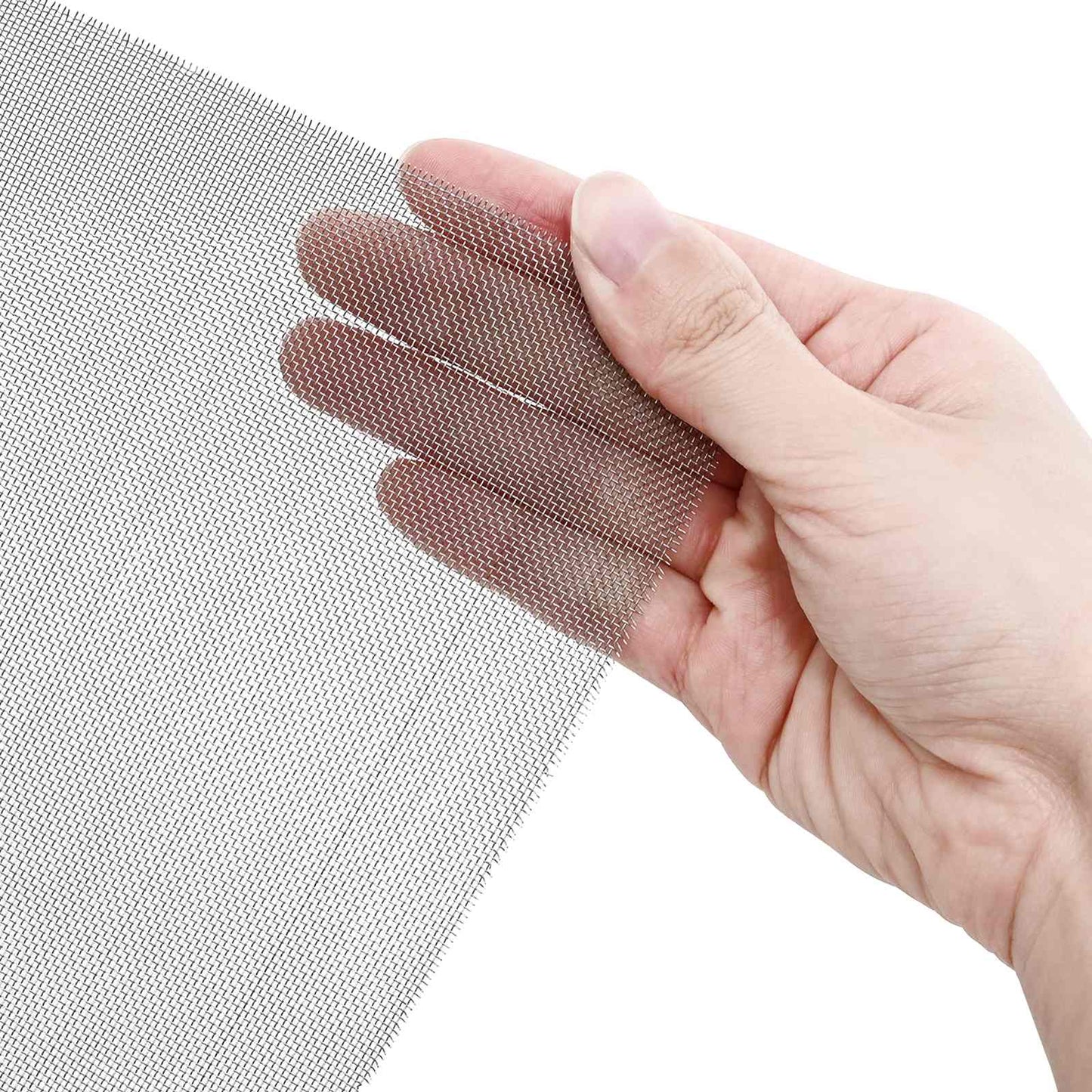 Maskeskjerm 60 x 2000 cm 30 Mesh Rustfritt stål 201 Sølv