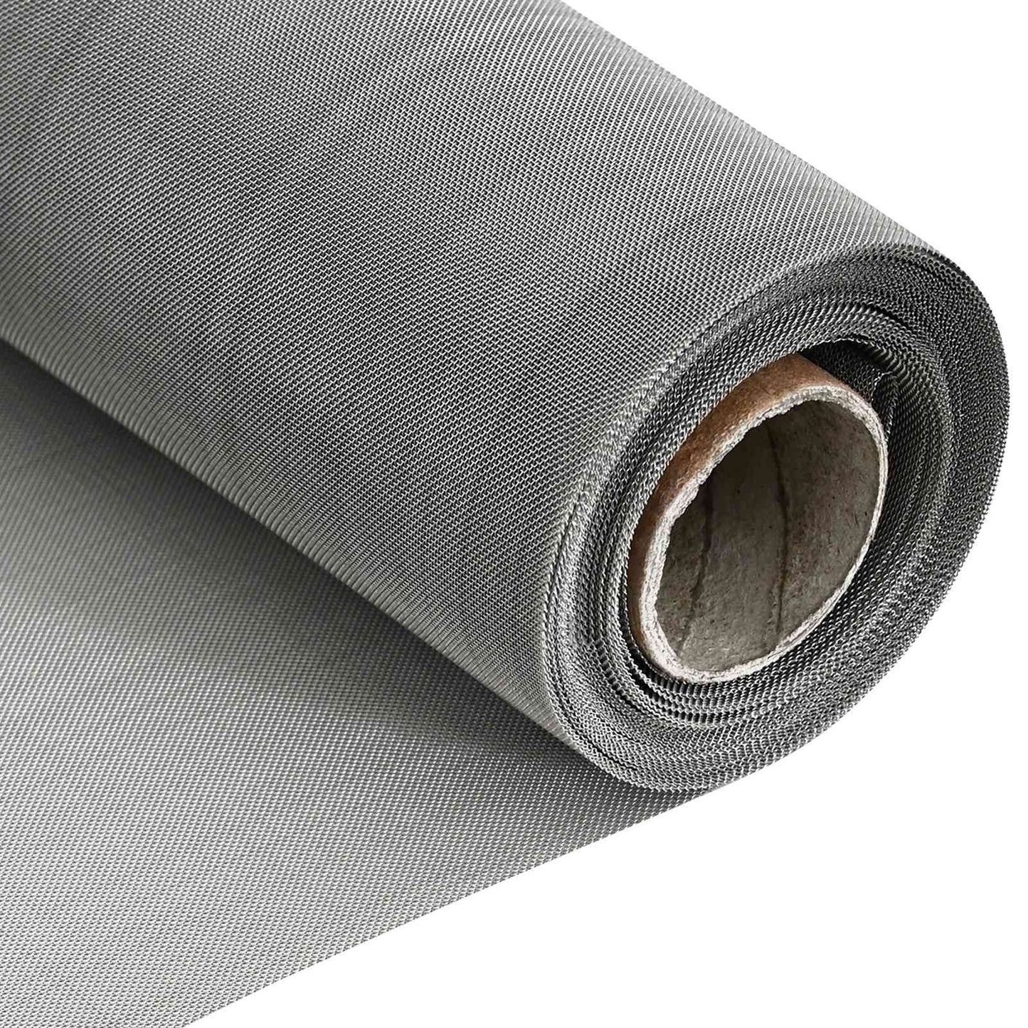 Maskeskjerm 80 x 500 cm 60 Mesh Rustfritt stål 201 Sølv