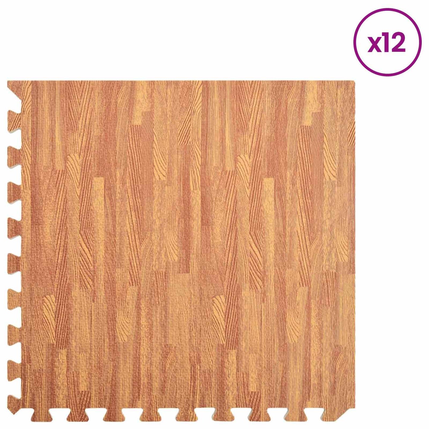 Bassenggrunnmatte 12 pcs tre 4,32 ㎡ EVA Skum