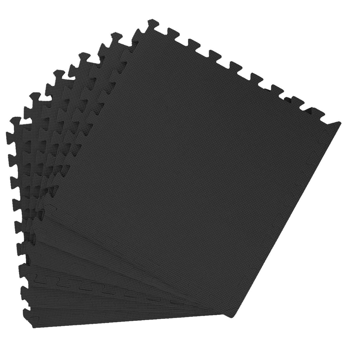 Bassenggrunnmatte 40 pcs Svart 14,4 m² EVA Skum