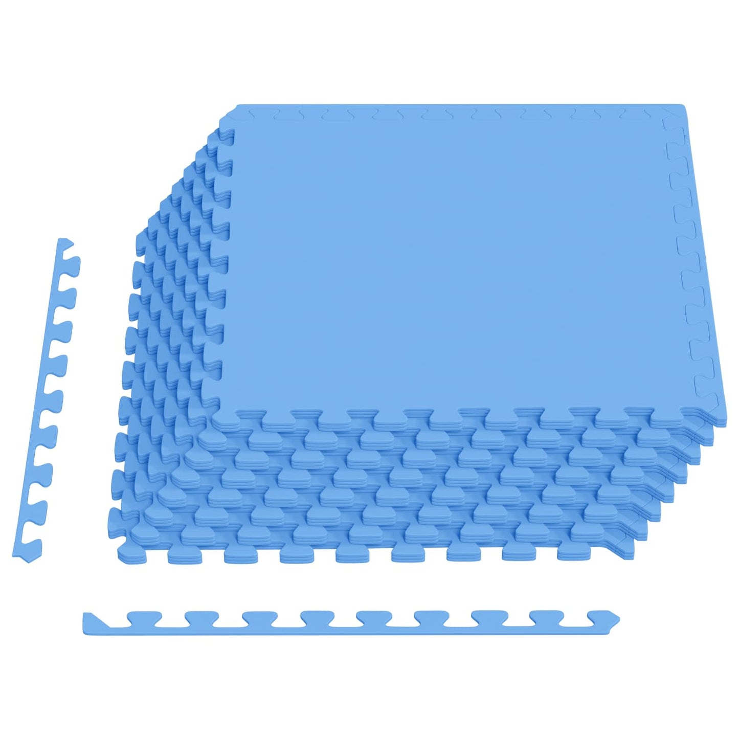 Bassenggrunnmatte 24 pcs Blå 8,64 m² EVA Skum
