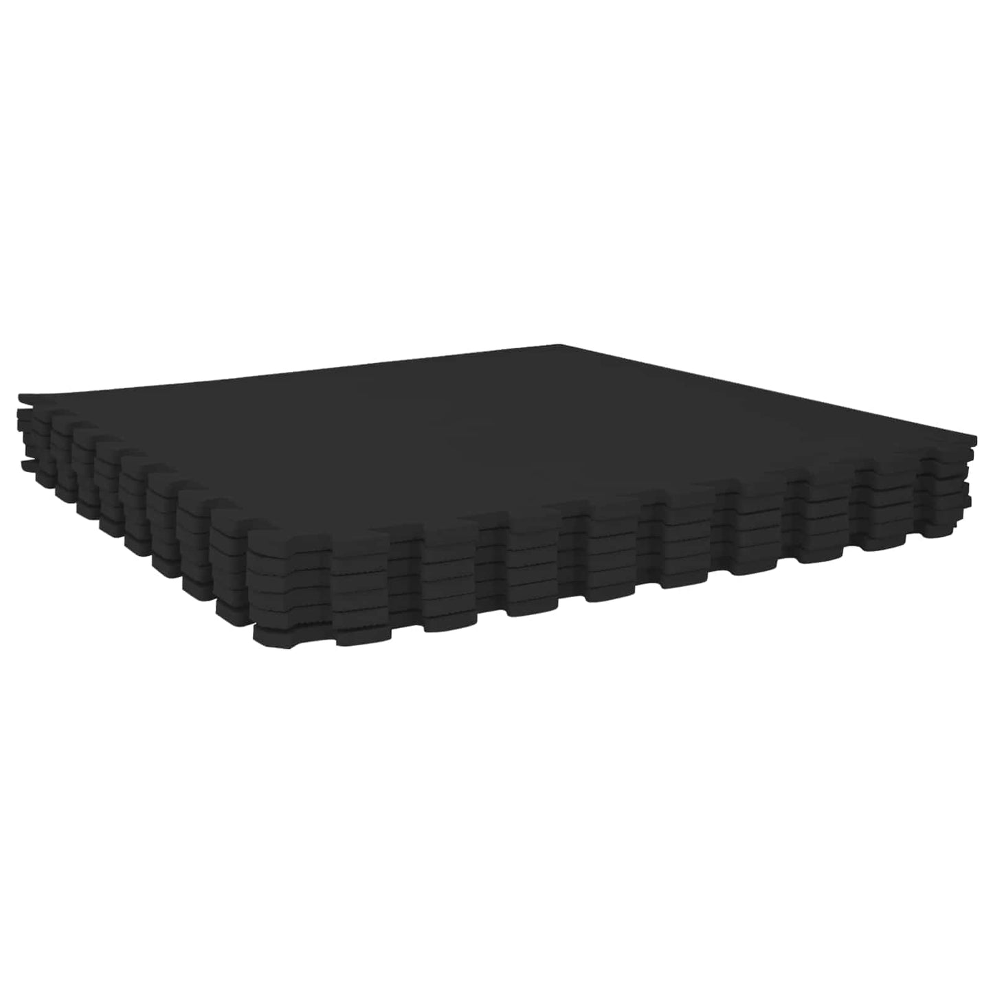 Bassenggrunnmatte 40 pcs Svart 14,4 m² EVA Skum