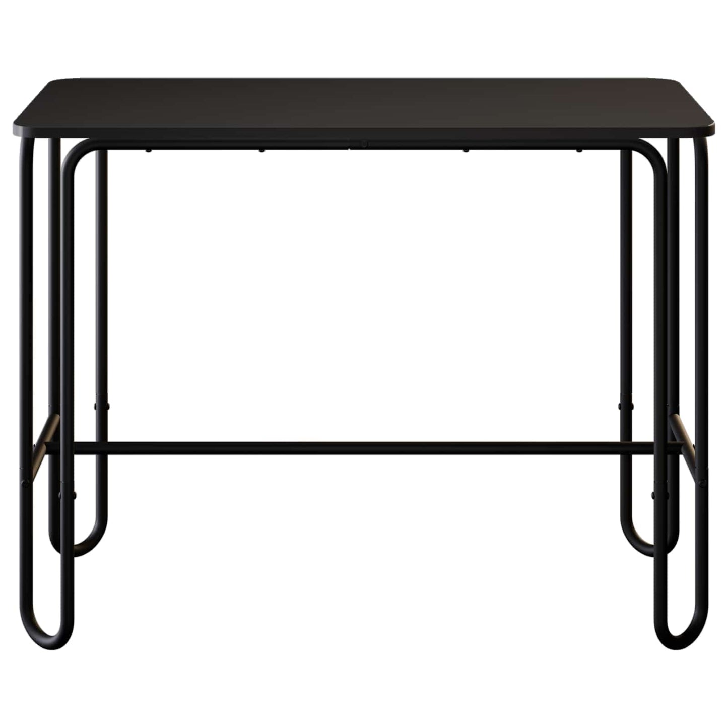 Spisebord 100 x 50 x 75 cm Konstruert tre Svart Rektangulær