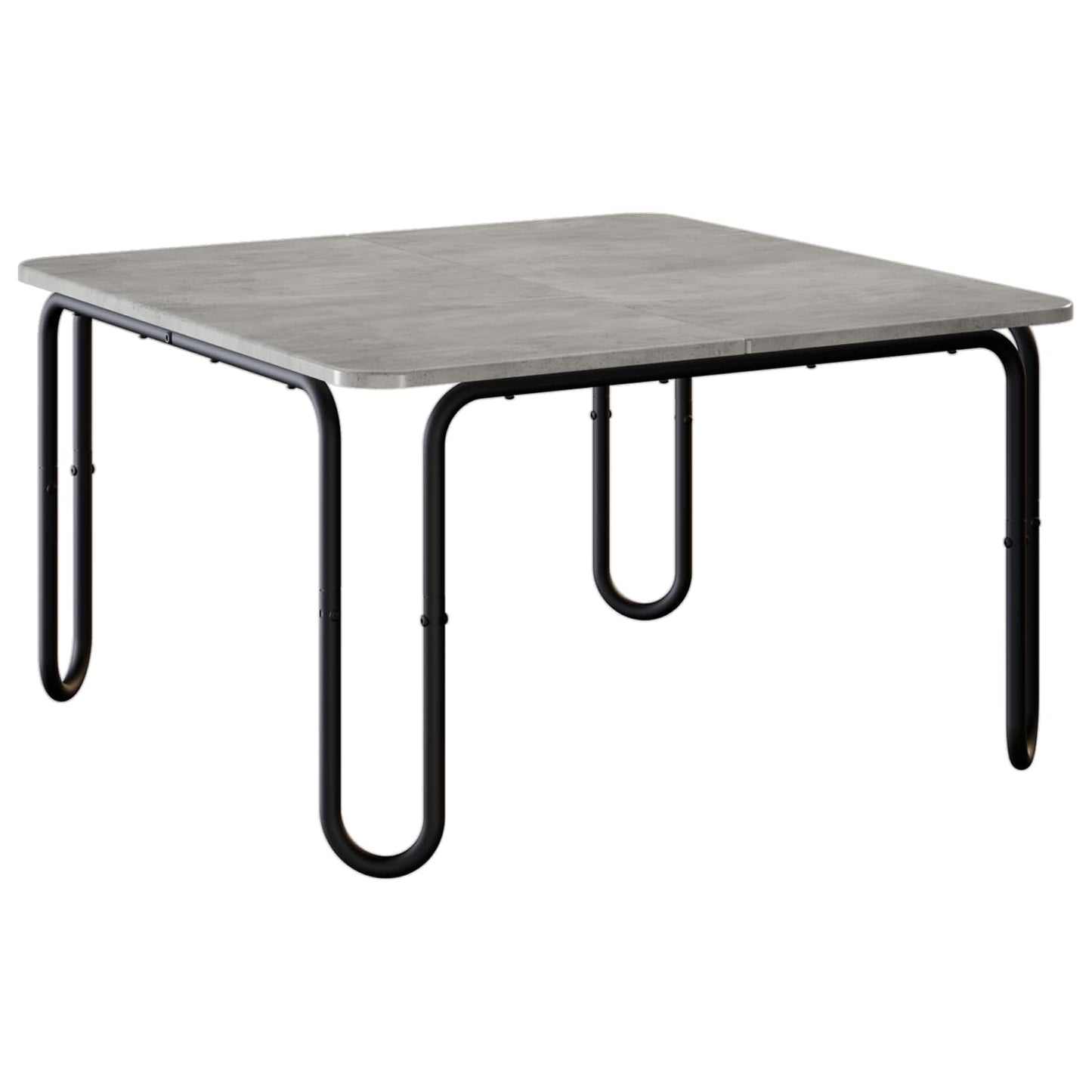 Kaffebord Betonggrå 100 x 100 x 45 cm Konstruert tre