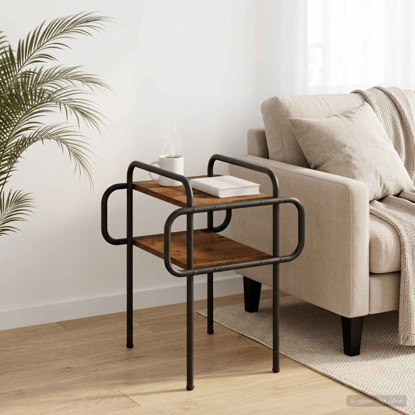 Kaffebord Gammelt tre 40 x 40 x 51 cm Konstruert tre