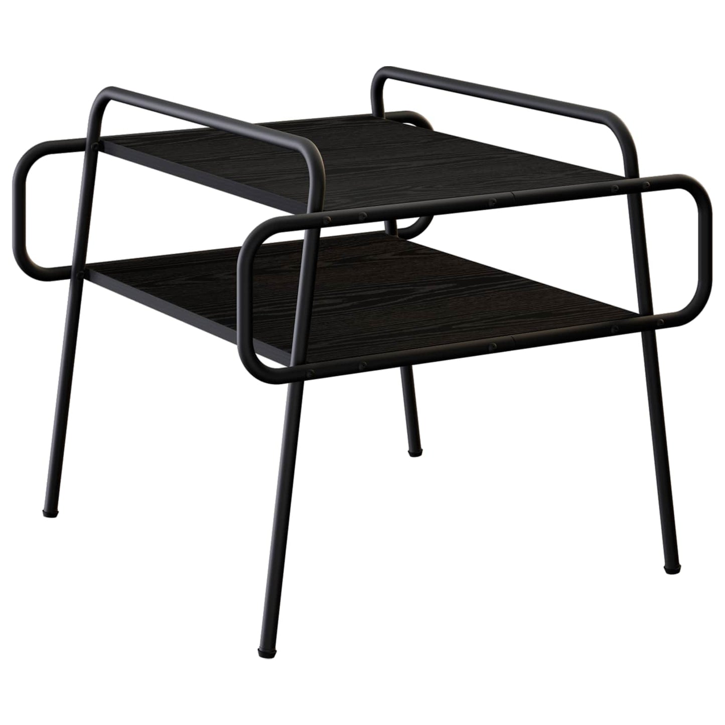 Kaffebord Svart eik 50 x 50 x 51 cm Konstruert tre