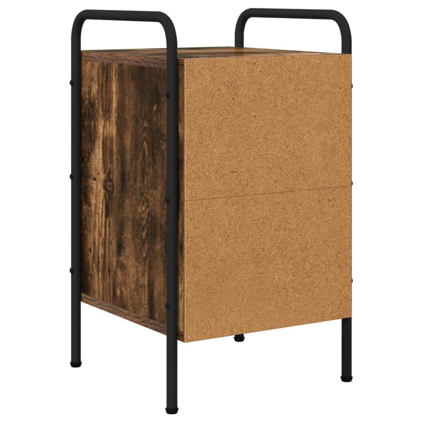 Nattbordskap 2 stk. Røkt Eik 35 x 36,5 x 61 cm Konstruert tre