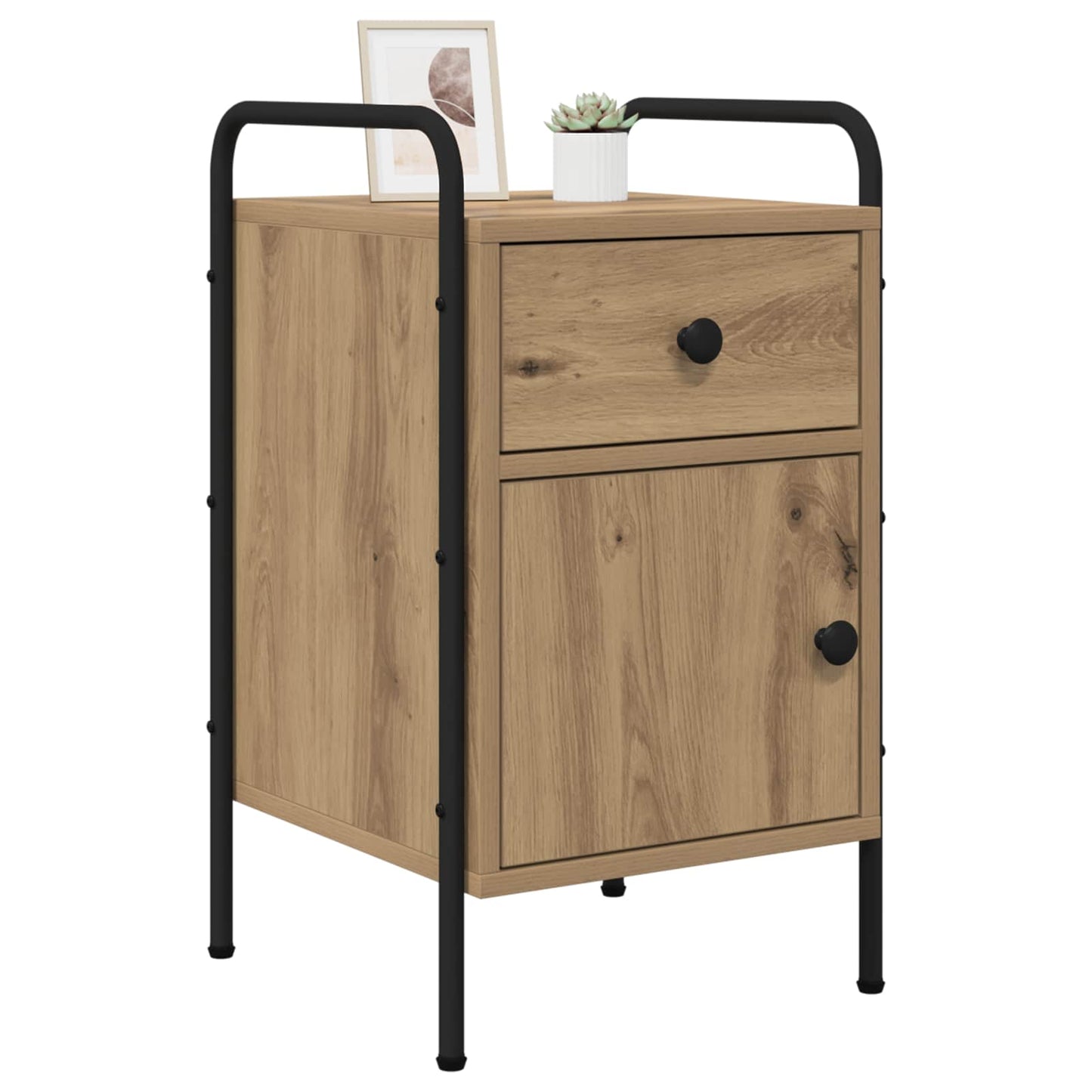 Nattbordskap Artisan eik 35 x 36,5 x 61 cm Konstruert tre