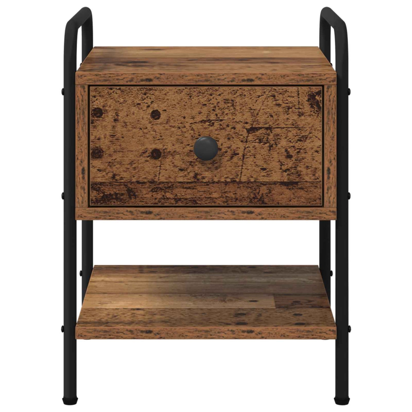 Nattbordskap 2 stk. Gammelt tre 35 x 36,5 x 47 cm