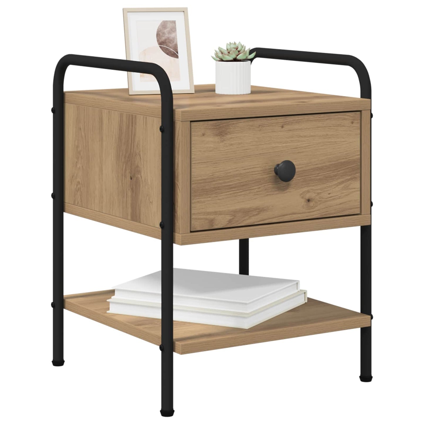 Nattbordskap Artisan eik 35 x 36,5 x 47 cm Konstruert tre