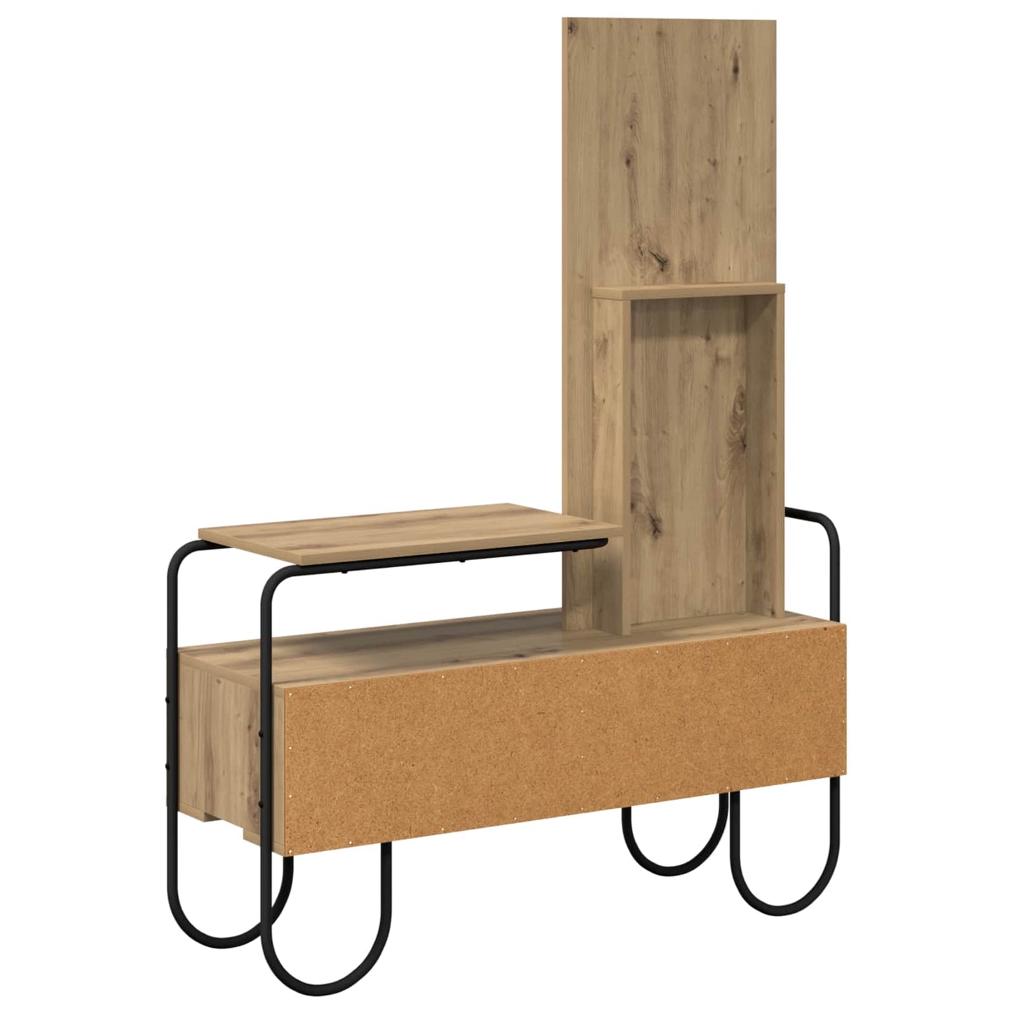 Sminkebord med skuff med hylle Artisan eik Konstruert tre
