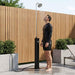 Sol dusj med dusjhode 20 l PVC, ABS, Sinklegering Svart