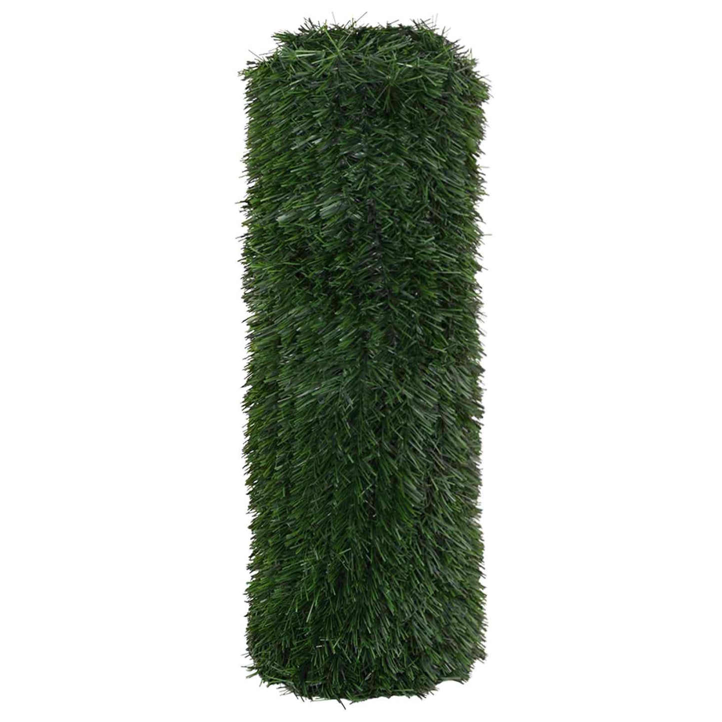 Kunstig gjerde Mørkegrønn 1 x 3 m PVC og stål