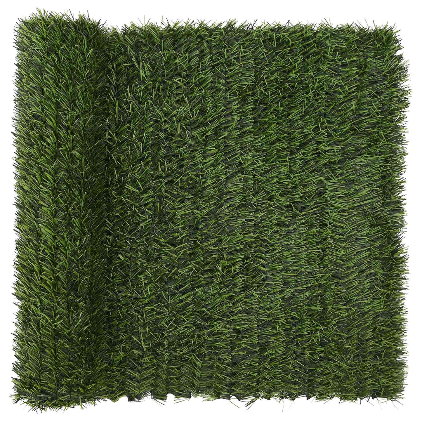 Kunstig gjerde Lys grønn 1 x 3 m PVC og stål