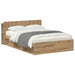 Sengeramme med oppbevaring Artisan eik 150 x 200 cm