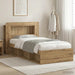 Sengeramme med oppbevaring Artisan eik 100 x 200 cm