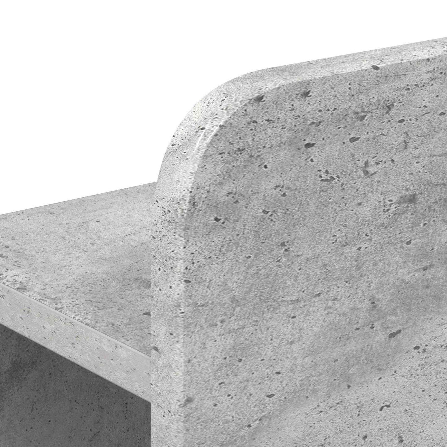 Sengeramme med oppbevaring Betonggrå 100 x 200 cm