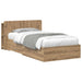 Sengeramme med oppbevaring Artisan eik 80 x 200 cm